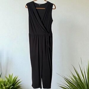 Tahari One Piece Black Jumpsuit l Size L